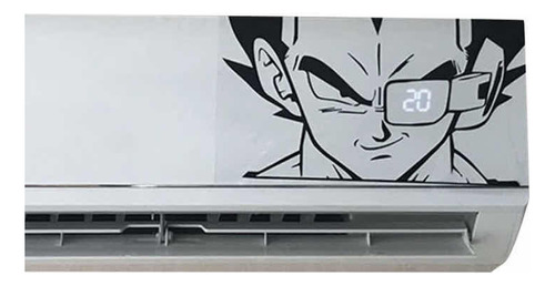 Sticker Autoadhesivo Animado Vegeta Aire Acondicionado