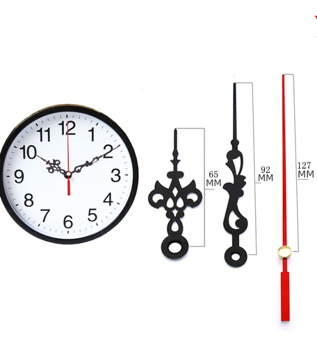 2 Movimiento De Relojes Silenciosos Negro Tal Como Se