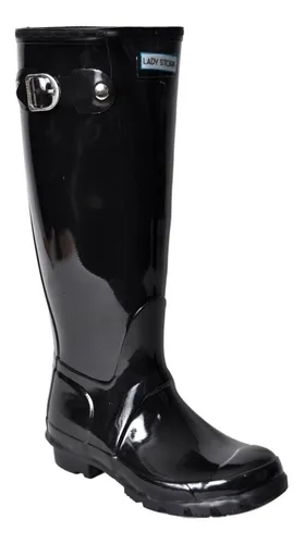Bota De Lluvia Mujer Lady Stork Romina Larga Invierno C moda