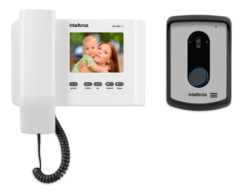 Videoporteiro Residencial Iv 4010 Hs Branco Intelbras