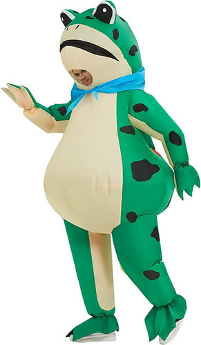 Disfraz Inflable De Rana, Divertido Traje De Juego De Rol, 1