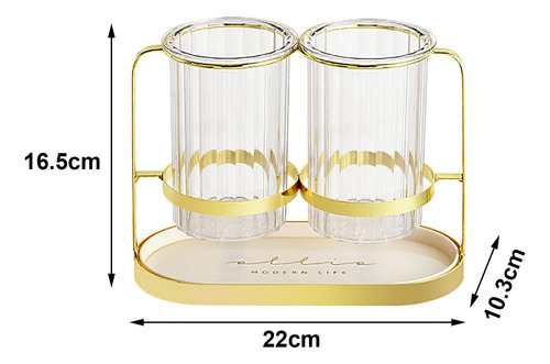 Soporte Para Utensilios De Cocina, Organizador De Dorado