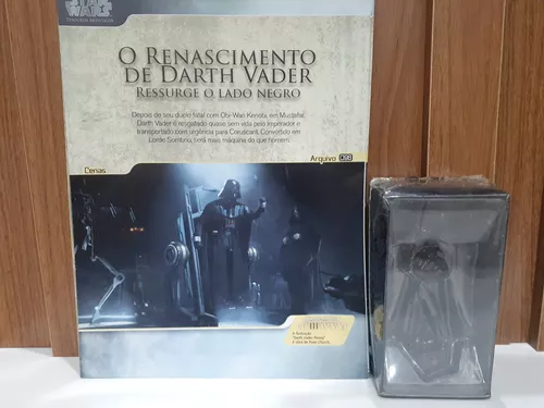 Miniatura Darth Vader Coleção Xadrez Star Wars Oficial Metal