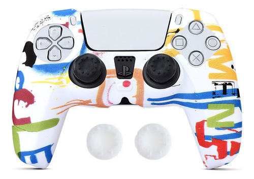 Capa Para Controle Playstation 5 Ps5  + Grip Analogico