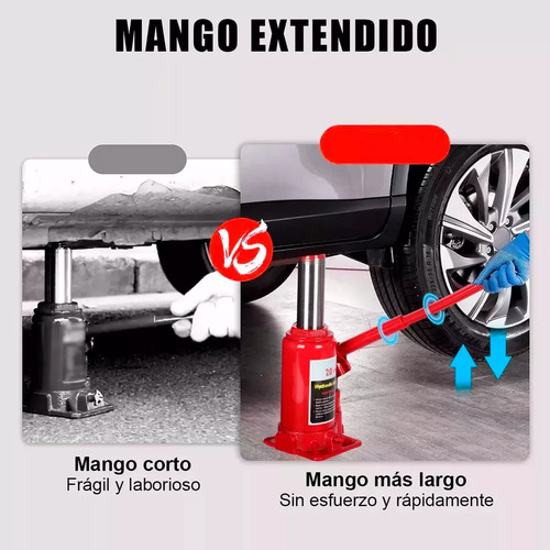 Gata Hidráulica 3 Toneladas Tipo Botella Auto