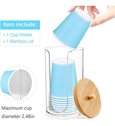 Soporte Para Bastoncillos, Bola O Cojín De Algodón I, 4 Unid