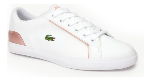 Tenis Sneakers Lacoste Lerond Metálicos Niños 38cuj0012