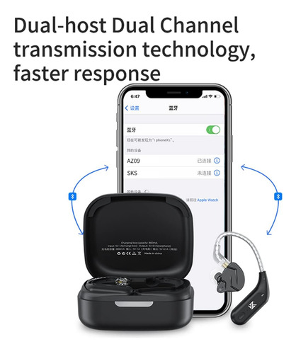 Kz Az09 Módulo Bluetooth 5.2 Gancho Para La Oreja Inalámbric