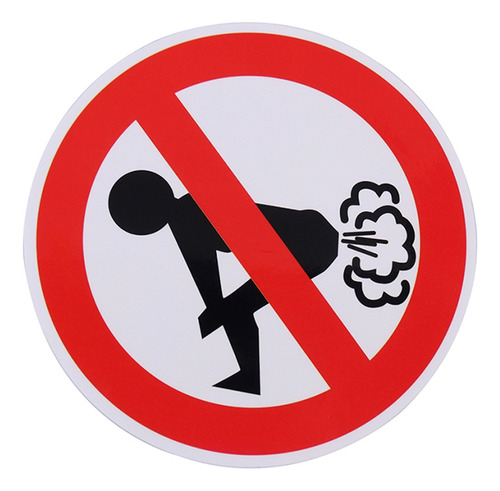 Pegatina De Coche X No Farting, Divertida Calcomanía Para Ma
