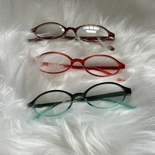 Glasses Oval Frame Anti-blue Glasses Glasses Girls Eye