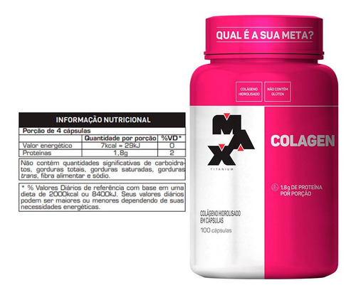 Kit Colágeno Hidrolisado - 300 Capsulas - Max Titanium