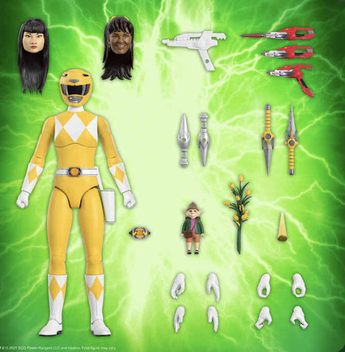 Yellow Ranger Power Ranger Mighty Morphin Super 7 Ultimates