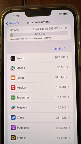 Apple Iphone 13 Pro Max - Bateria No Original Beige (Usado)