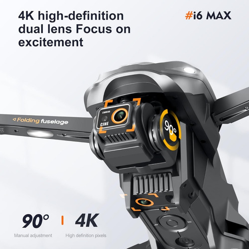- Drone Fpv Con Wifi Y Cuadricóptero I6max Hd
