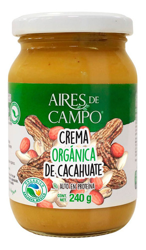 Crema Aires De Campo De Cacahuate Orgánica 240g