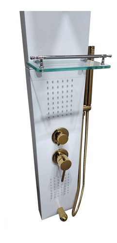 Columna Escocesa De Ducha Acero Inox 2 Jet Wassertech 8003wg