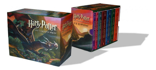 Caja De Libros Harry Potter 1-7 Tapa Blanda Español