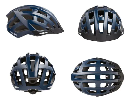 Casco Lazer Compact MTB C/NF. Color: azul, talla única.