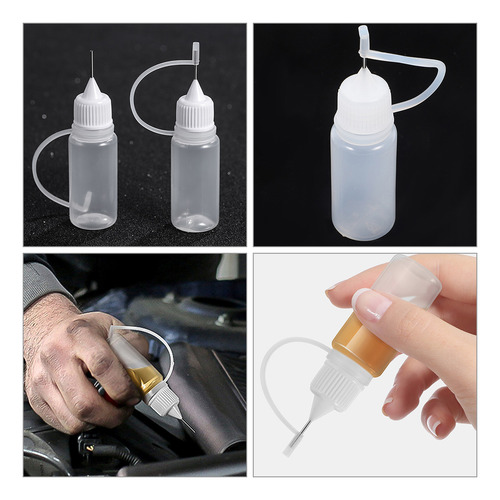 Botellas Aplicadoras De Pegamento Para Bricolaje, 20 Unidade