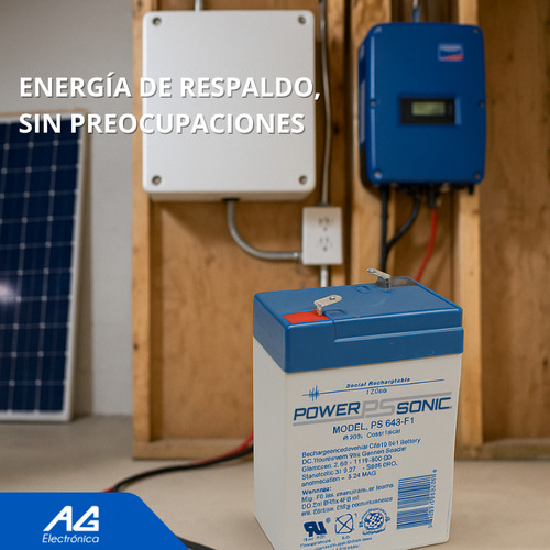 Bateria Recargable 6v/1ah Psonic Terminal F1 Ps 610