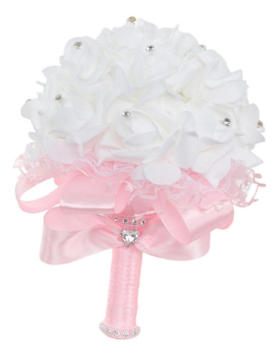 Ramo De Flores Artificiales Para Boda, Accesorios Para Rosa