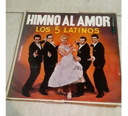 Los 5 Latinos - Himno Al Amor - Firmado - Lp Vinilo / Kktus