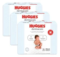 Comprar Pack De 3 Pañales Huggies Dermacare Talla Rn X78 Género Sin Género Tamaño Recién Nacido (rn)Pañales Huggies Pañales unisex RN
