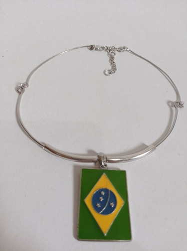 Chocker Bandeira Do Brasil