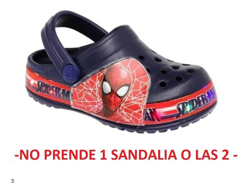 Sandalias Spiderman T03801-detalles-outlet/saldos Mchn