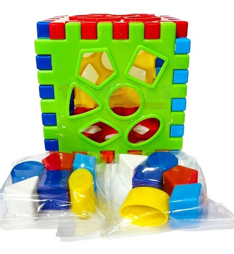 Cubo Didactico Encastre Juguete Aprendizaje Infantil Risa