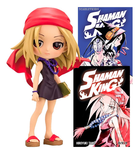 Shaman King Anna Kyoyama Banpresto Qposket + 2 Mangas Deluxe