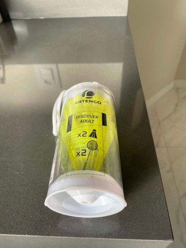 Peteca De Bedminton Artengo - Tubo C/ 2 Unidades