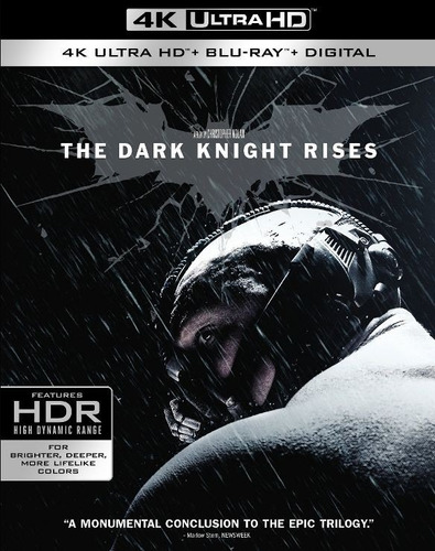 Blu-ray 4k Ultra Hd Batman O Cavaleiro Das Trevas Ressurge