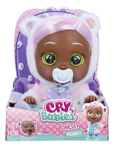  Cry Babies Dressy Pearly Muñeca Bebé Llora Lagrimas Reales