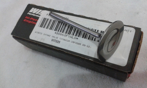 Imagen 2 de 5 de Valvula Titanio Admision Honda Crf 450 R 2009 -2016 Vertex
