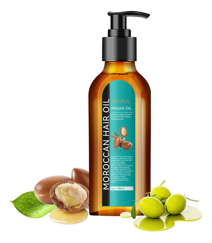 5 Pcs Aceite De Argán Morocco Argan Oil 100 Ml Tratamiento