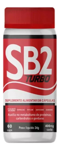 Sb2 Turbo Emagrecedor Natural - Kit 1 Pote Original