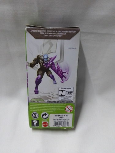 Figura De Accion Max Steel Y Extroyer En Caja Mas Dvd (Usado)