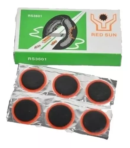 Kit Parches Reparacion Pinchadura Camara Bicicleta Red Sun