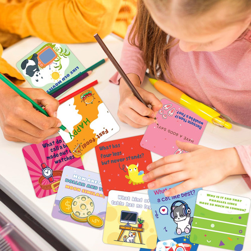 Ytsqler 120 Tarjetas De Broma Para Lonchera Para Niños: De Y