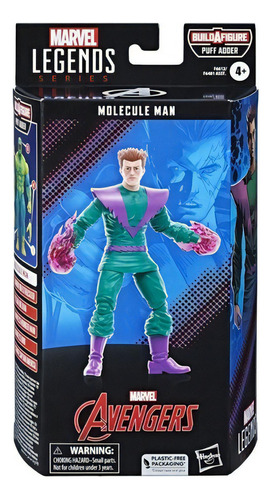 Figura Molecule Man Marvel Legends Series Baf Puff Adder