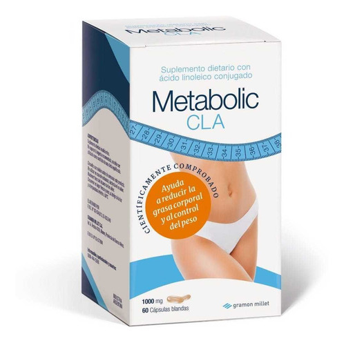 Suplemento Dietario Metabolic Cla 60 Cápsulas 1000mg