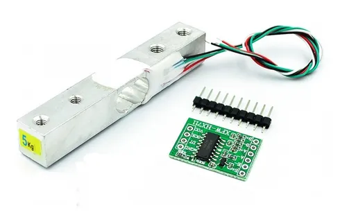 comprar Célula De Carga Gl 5kg + Módulo Sensor Hx711 Peso Balança 