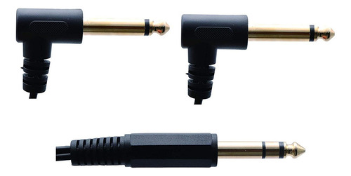 Cable Zdycgtime 6.35 Mm Macho Doble Trs, 30 Cm