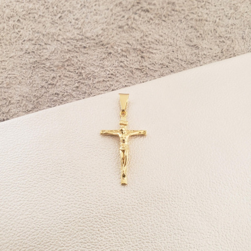 Imagen 9 de 9 de Cubana De 65cm + Dije Madero Pequeño En Oro Laminado 18k