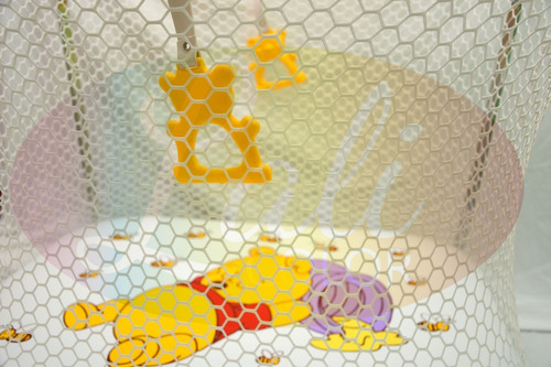 Corralito Grande Panal Plegable Agar. Lalicolor 105x75x76