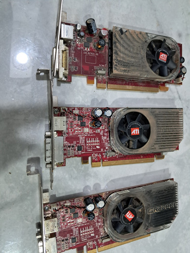 Lote 3 Placavídeo Ati Radeon Dvi Pci Express 256mb-no Estado (Usado)