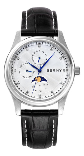 Berny Reloj De Cuarzo Multifuncional Para Hombre Con Calenda