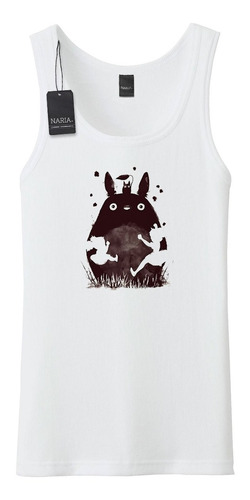 Musculosa Hombre Totoro Dibujo Art Logo - Anto1