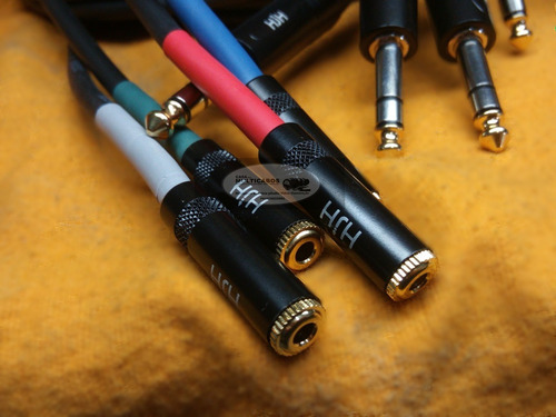 Imagem 2 de 7 de Kit 4 Cabos Extensor Fone Ouvido P2 F X P10 M 5 Mts Stereo